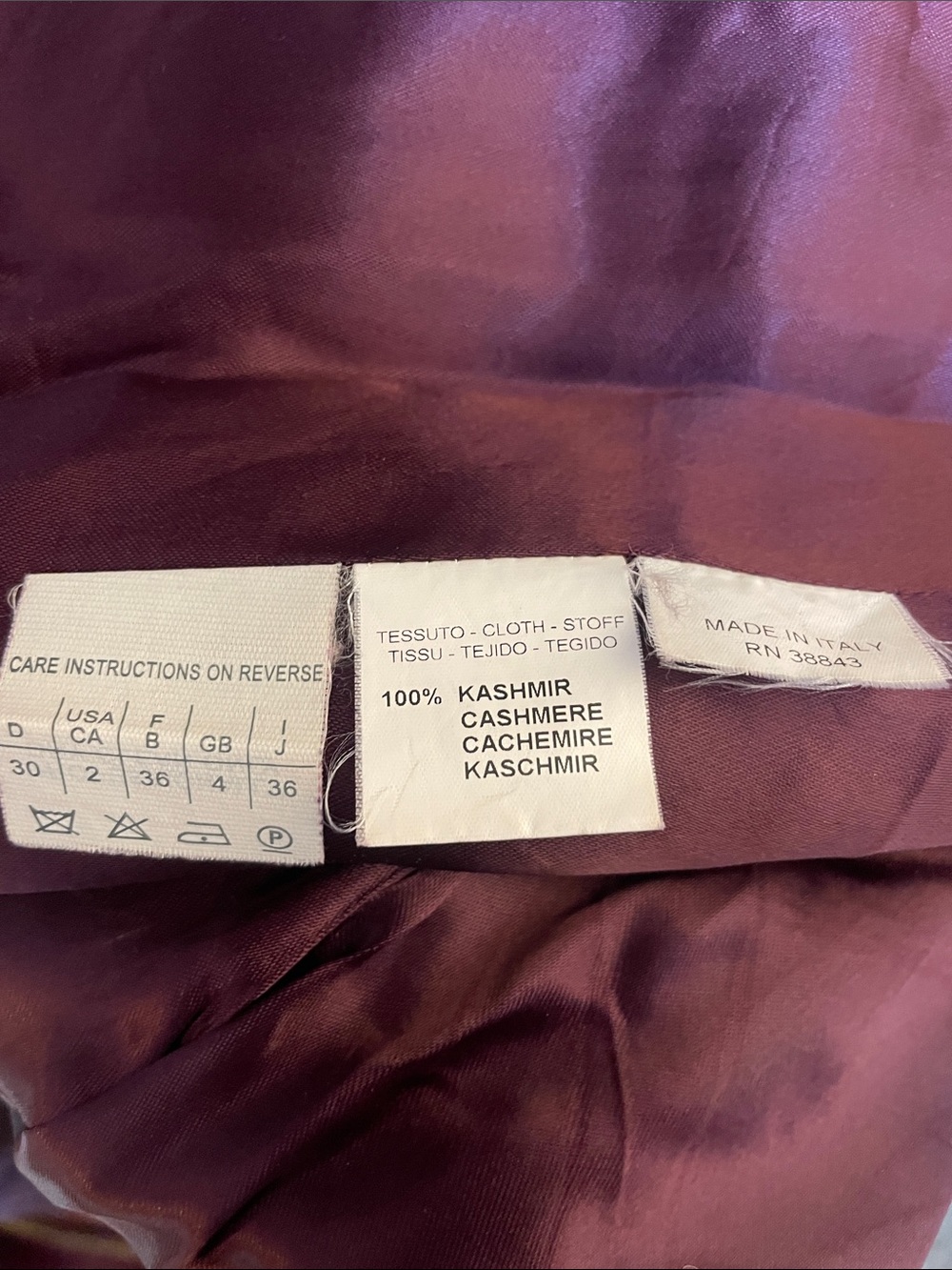 Collection fifty nine cashmere coat - Picture 6 of 7